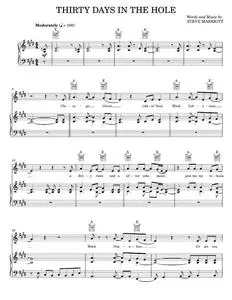 Thirty days in the hole - Humble Pie (Piano-Vocal-Guitar)