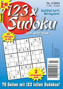 123 x Sudoku - Nr.3 2023