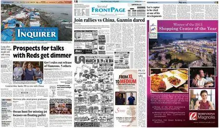 Philippine Daily Inquirer – March 24, 2014