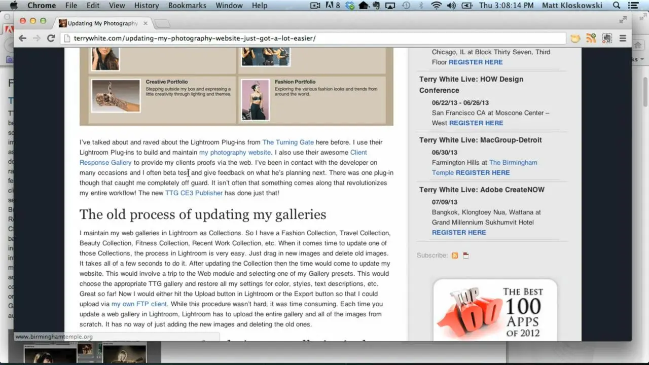 NAPP - Lightroom 5 In Depth: Web and Slideshows
