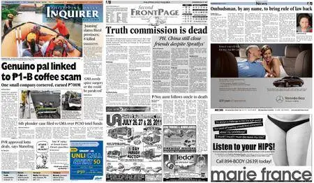 Philippine Daily Inquirer – July 27, 2011
