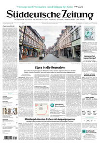 Süddeutsche Zeitung-Münchner  - 20 März 2020