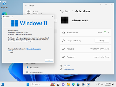 Windows 11 Pro 22H2 Build 22621.2506 (No TPM Required) Preactivated Multilingual
