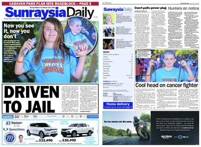 Sunraysia Daily – March 15, 2019