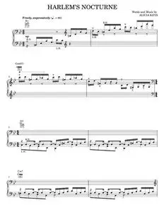 Harlem's Nocturne - Alicia Keys, Brian McKnight (Piano-Vocal-Guitar)