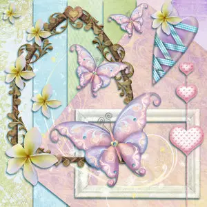 Scrap kit "Tender Wind"