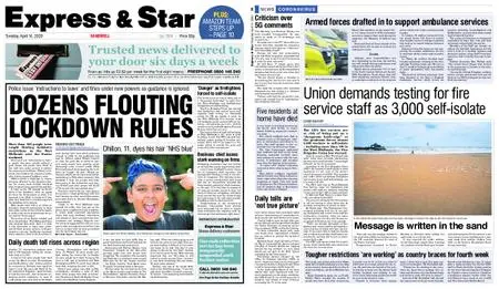 Express and Star Sandwell Edition – April 14, 2020