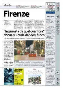 la Repubblica Firenze - 27 Aprile 2018