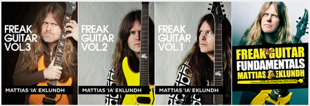 Freak Guitar Vol 1,2,3 & Fundamentals with Mattias Eklundh