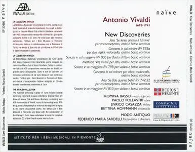 Romina Basso, Federico Maria Sardelli, Modo Antiquo - Vivaldi: New Discoveries (2009)