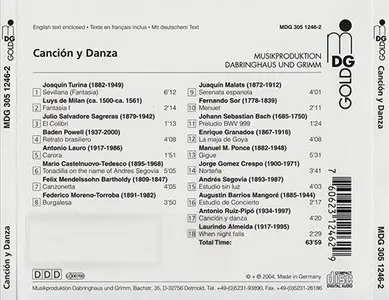 Frank Bungarten - Cancion y Danza (2004, MDG "Gold" # 305 1246-2) [RE-UP]