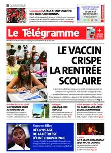 Le Télégramme Quimperlé – 29 juillet 2021