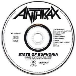 Anthrax - State Of Euphoria (1988) [2011, UICY-25103, Japan]