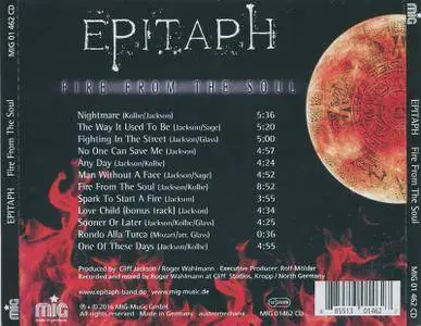 Epitaph - Fire From The Soul (2016) Re-up