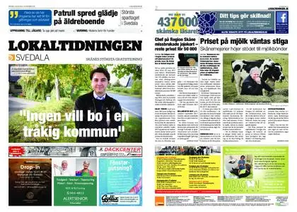 Lokaltidningen Svedala – 13 oktober 2018