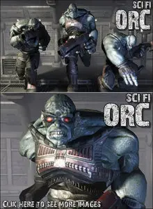 DEXSOFT-GAME: Sci-Fi ORC animated character