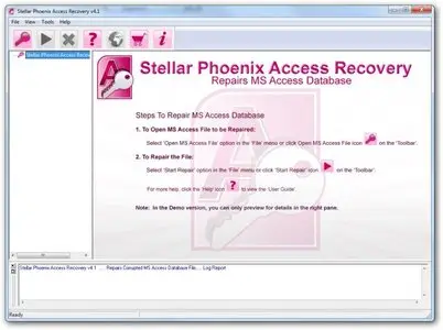 Stellar Phoenix Access Recovery 4.1