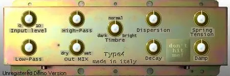 Genuine Soundware Spring Reverb Type4 VST v1.01