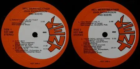 Neil Merryweather, John Richardson & Boers - s/t (vinyl rip) (1970) {Kent}