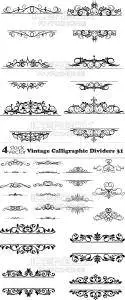 Vectors - Vintage Calligraphic Dividers 31