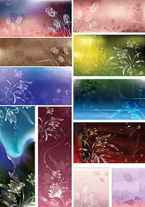 Vector Floral Backgrounds