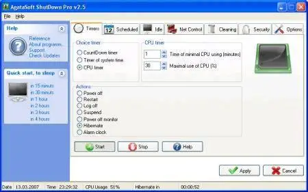 AgataSoft ShutDown Pro v2.9