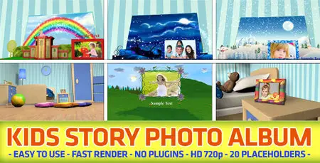 Kids Story Photo Album - Project for After Effects (VideoHive)