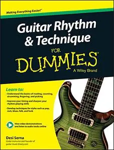 Guitar Rhythm and Techniques For Dummies: Book + Online Video and Audio Instruction