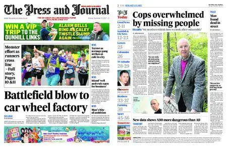 The Press and Journal Highlands and Islands – September 25, 2017