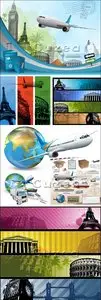 Vector - Travel background design