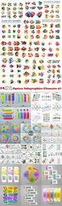 Vectors - Option Infographics Elements 57