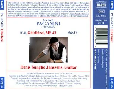 Denis Sungho Janssens - Niccolo Paganini: Ghiribizzi - 43 Miniatures for Guitar (2011)