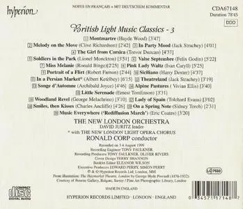 The New London Orchestra, Ronald Corp - British Light Music Classics, Vol. 3 (1999)
