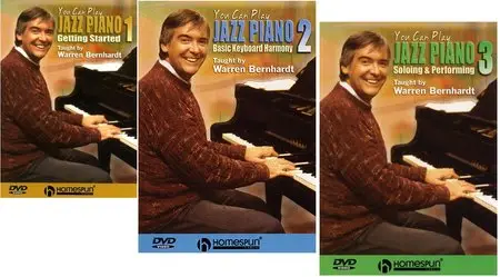 Warren Bernhardt - You Can Play Jazz Piano vol. 1-3 [Repost]