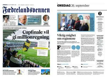 Fædrelandsvennen – 26. september 2018