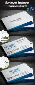 GraphicRiver Surveyor Business Cards