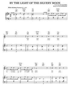 By The Light Of The Silvery Moon - Doris Day, Johnny Winter, Julie Andrews, Little Richard (Piano-Vocal-Guitar)