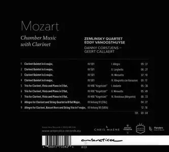 Eddy Vanoosthuyse, Zemlinsky Quartet - Mozart: Chamber Music with Clarinet (2022)