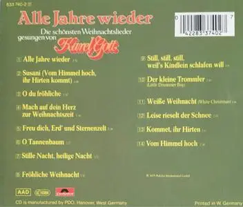 Karel Gott - Alle Jahre Wieder: Die Schönsten Weihnachtslieder Gesungen Von... (1979) {1987 Polydor West Germany}