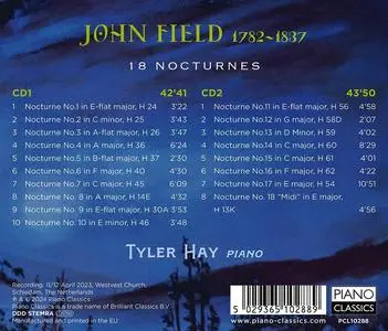 Tyler Hay - John Field: Nocturnes (2024)