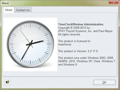 ZPAY TimeClockWindow 2.0.17.0