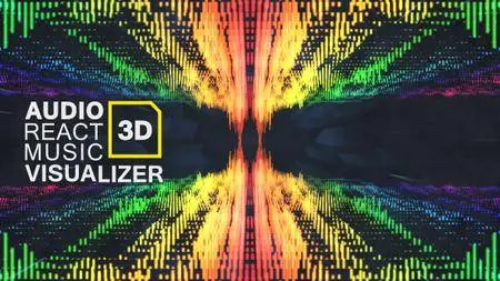 Audio React Music Visualizer 3D - Project for After Effects (VideHive)