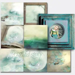 Scrap Kit: Mermaid Story