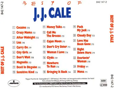 J.J. Cale – Best of J.J. Cale (Comp. 2002)