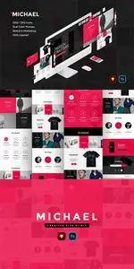 Michael Creative Website UI Kit PSD