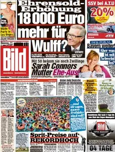 Bild Zeitung vom 21. August 2012