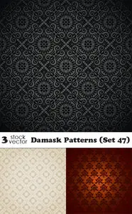 Vectors - Damask Patterns (Set 47)