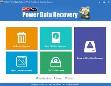 MiniTool Power Data Recovery 7.5 Business Standard / Deluxe / Enterprise / Technician Portable