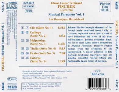 Luc Beausejour - Johann Caspar Ferdinand Fischer: Musical Parnassus, Vol. 1 (1999)