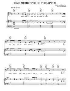 One More Bite Of The Apple - Neil Diamond & Gilbert Becaud (Piano-Vocal-Guitar)